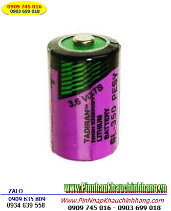 Pin 3.6V Lithiumm Tadiran SL-350/PR size 1/2AA-1200mAh chính hãng Tadiran nuôi nguồn PLC/LTC